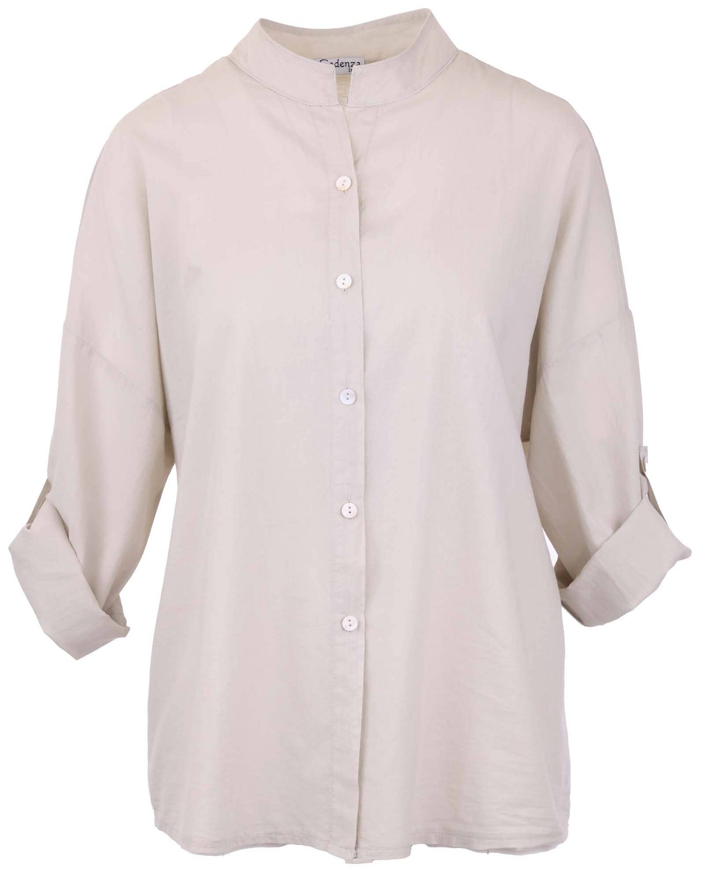 Cadenza Italy Ltd - Cotton Grandad Shirt
