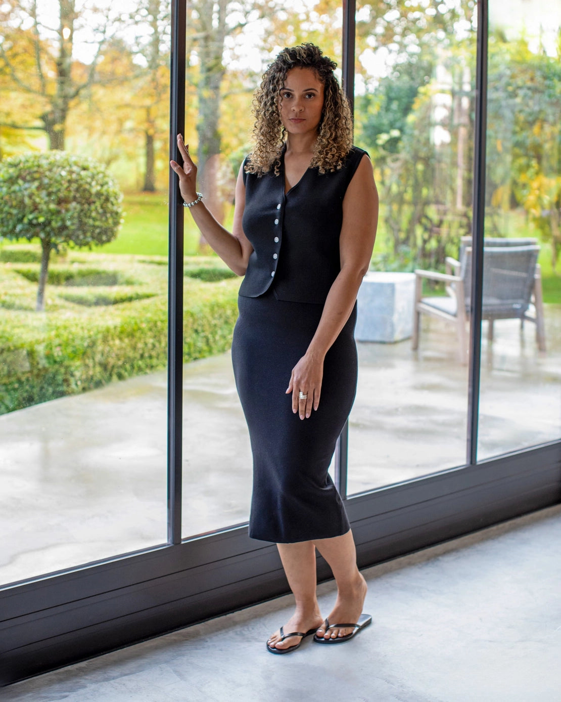 Chalk UK - Bonnie skirt - black