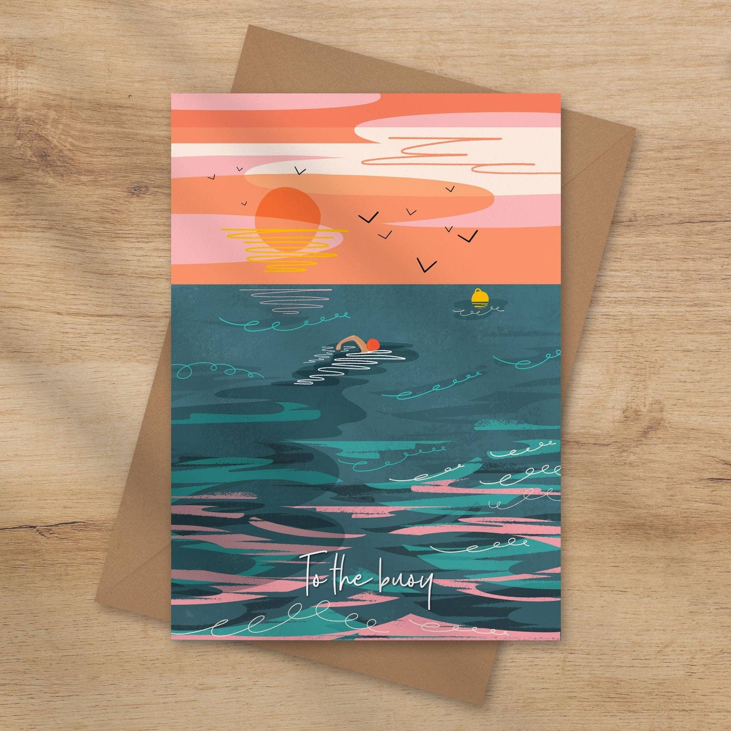 To the Buoy greeting card