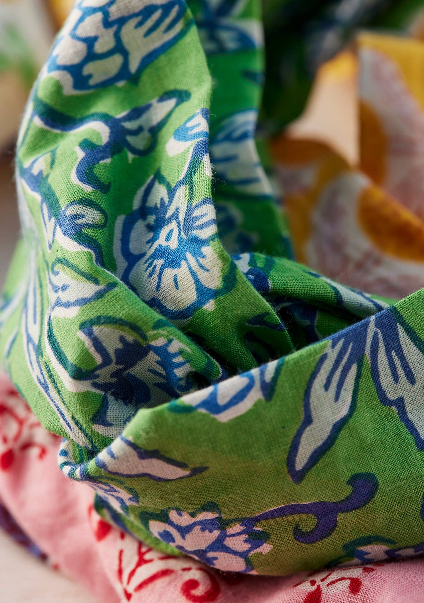 Namaste - Block Print Knot Hairband - Mixed Prints