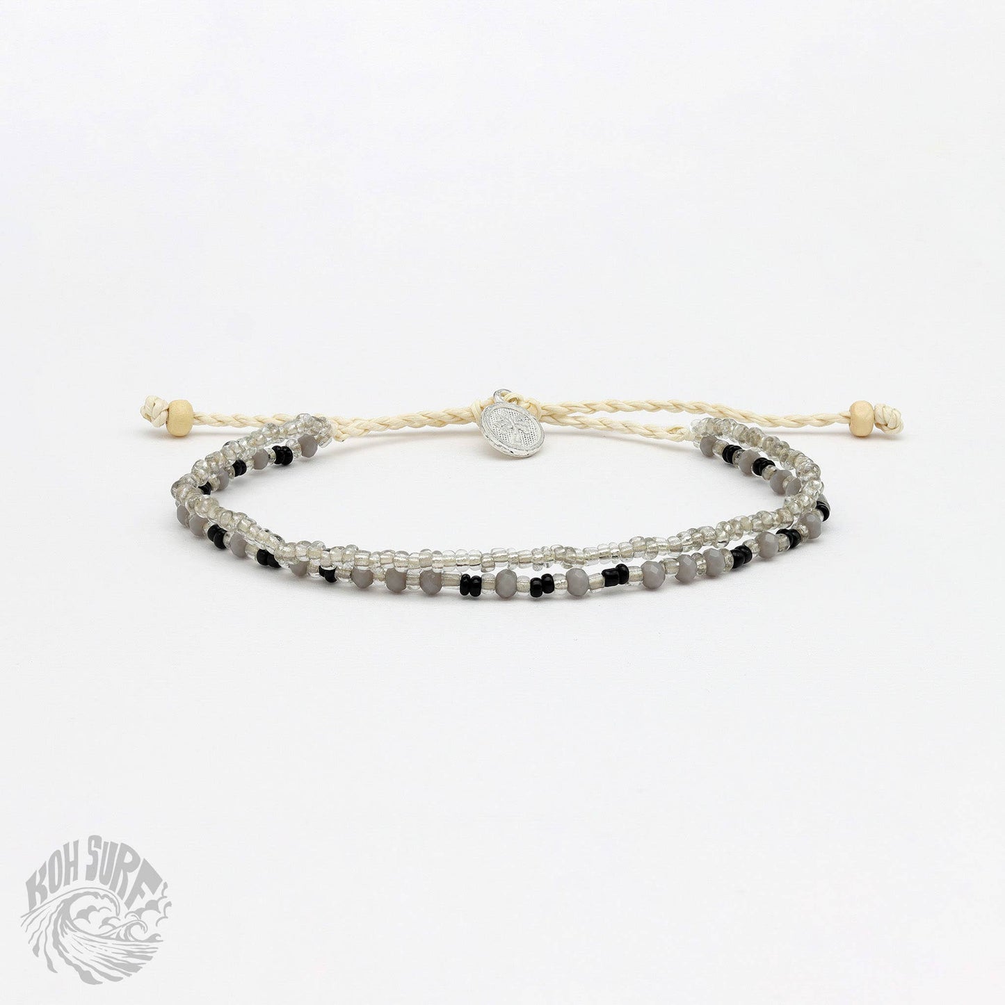 Pineapple Island -  Kanawa Beach Beaded Bracelet, Surf Bracelet by Koh Surf : Earth Tones - PAL-140