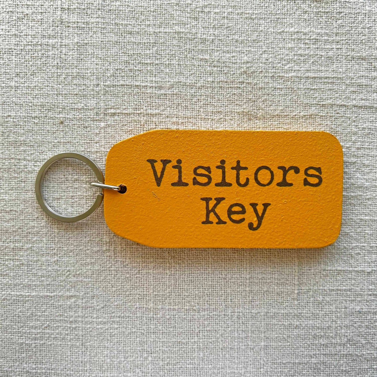 The Wooden Postcard Company - VISITORS KEY Wooden Key Tag