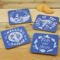 Port & Lemon - Fish and Ships Coaster