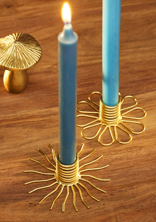 Namaste - Sun/Petal Candlestick Holder
