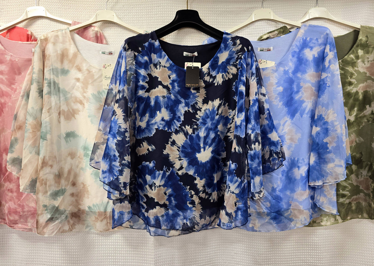 Kurt Muller - Tye Dye Silky Blouse