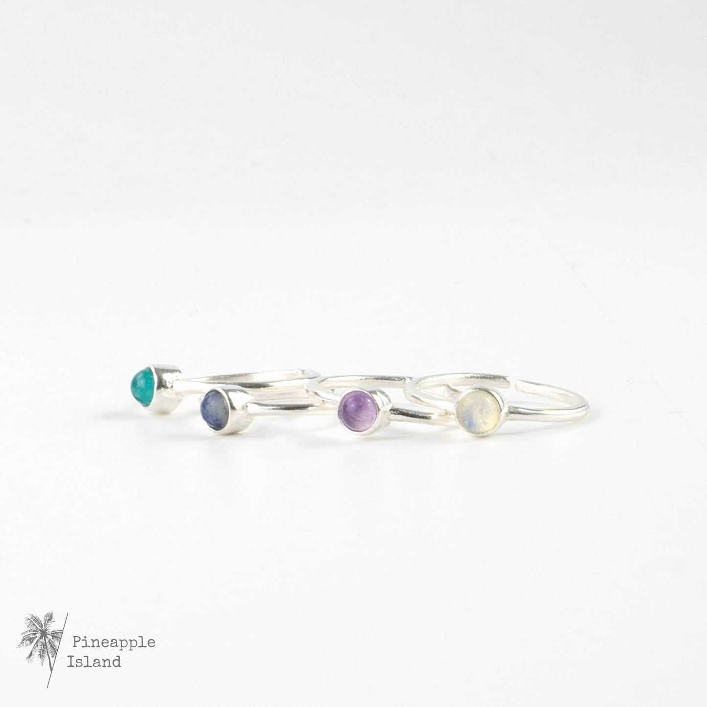 Pineapple Island - Gemstone Adjustable Ring, Gemstone Ring, by Pineapple Island - ST-072