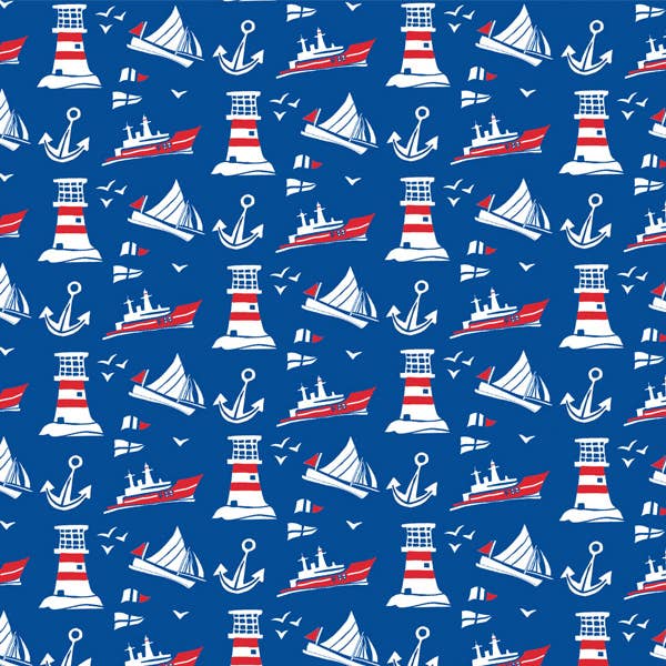 Port & Lemon - All at Sea Greetings Card