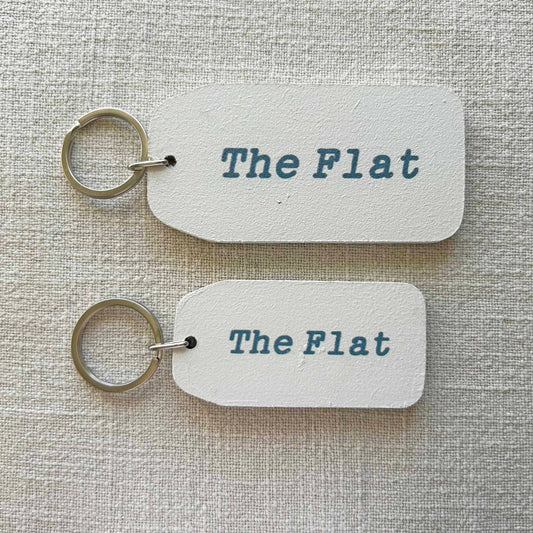 The Wooden Postcard Company - THE FLAT Wooden Key Tag