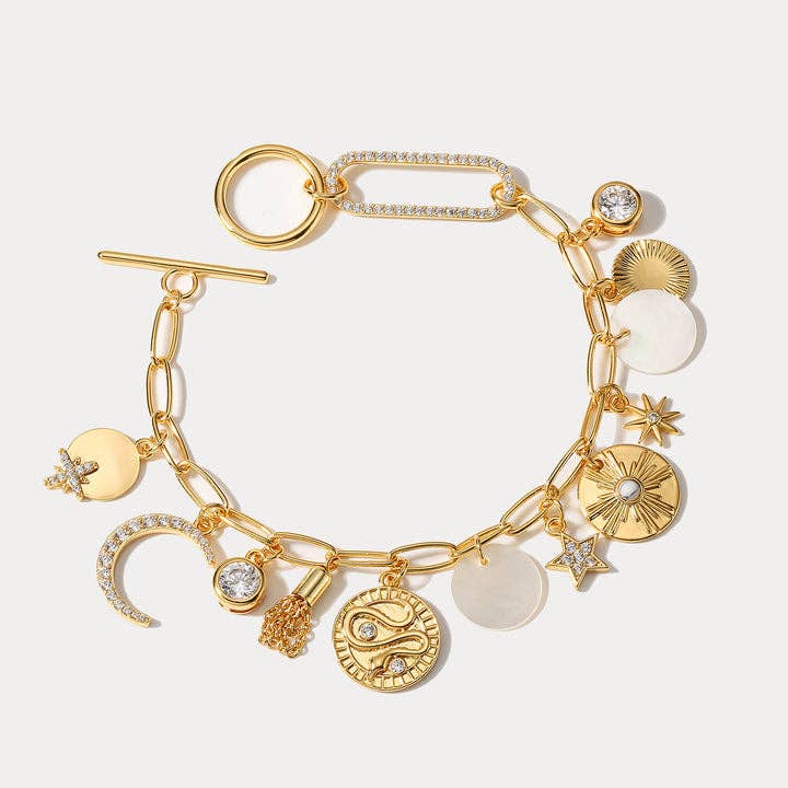 Verdivine - Moon and Star Bracelet