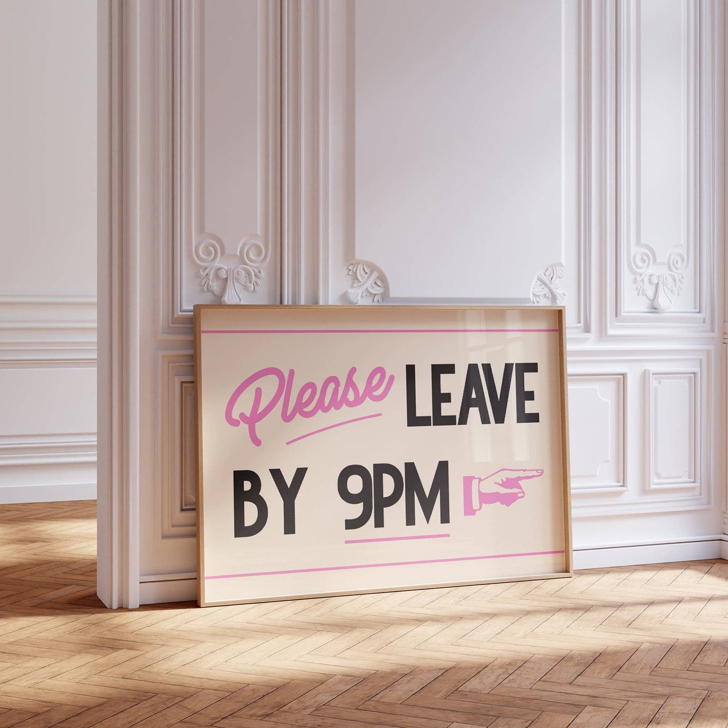 Lune Club - Please Leave By 9pm Print