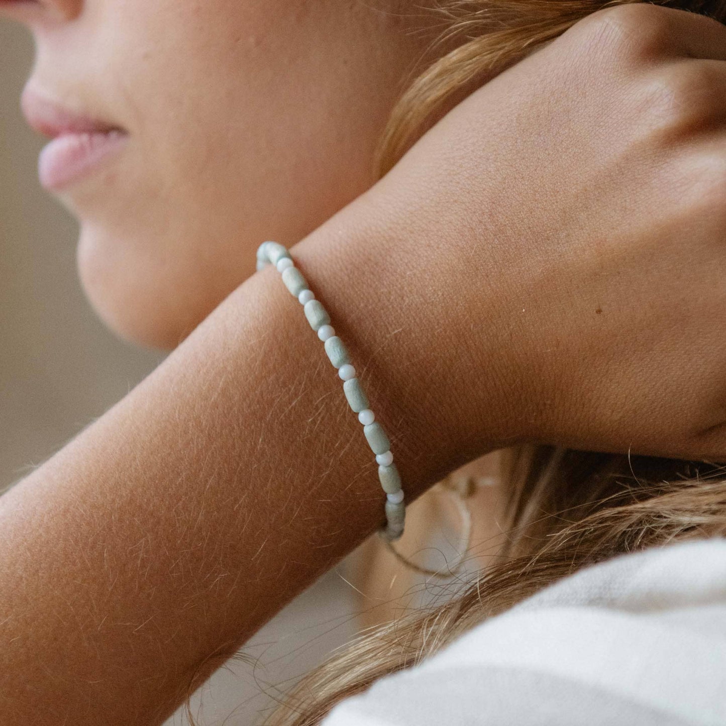 Pineapple Island - Kilauea Wood Beaded Bracelet, Surf, by Pineapple Island - WBB-001