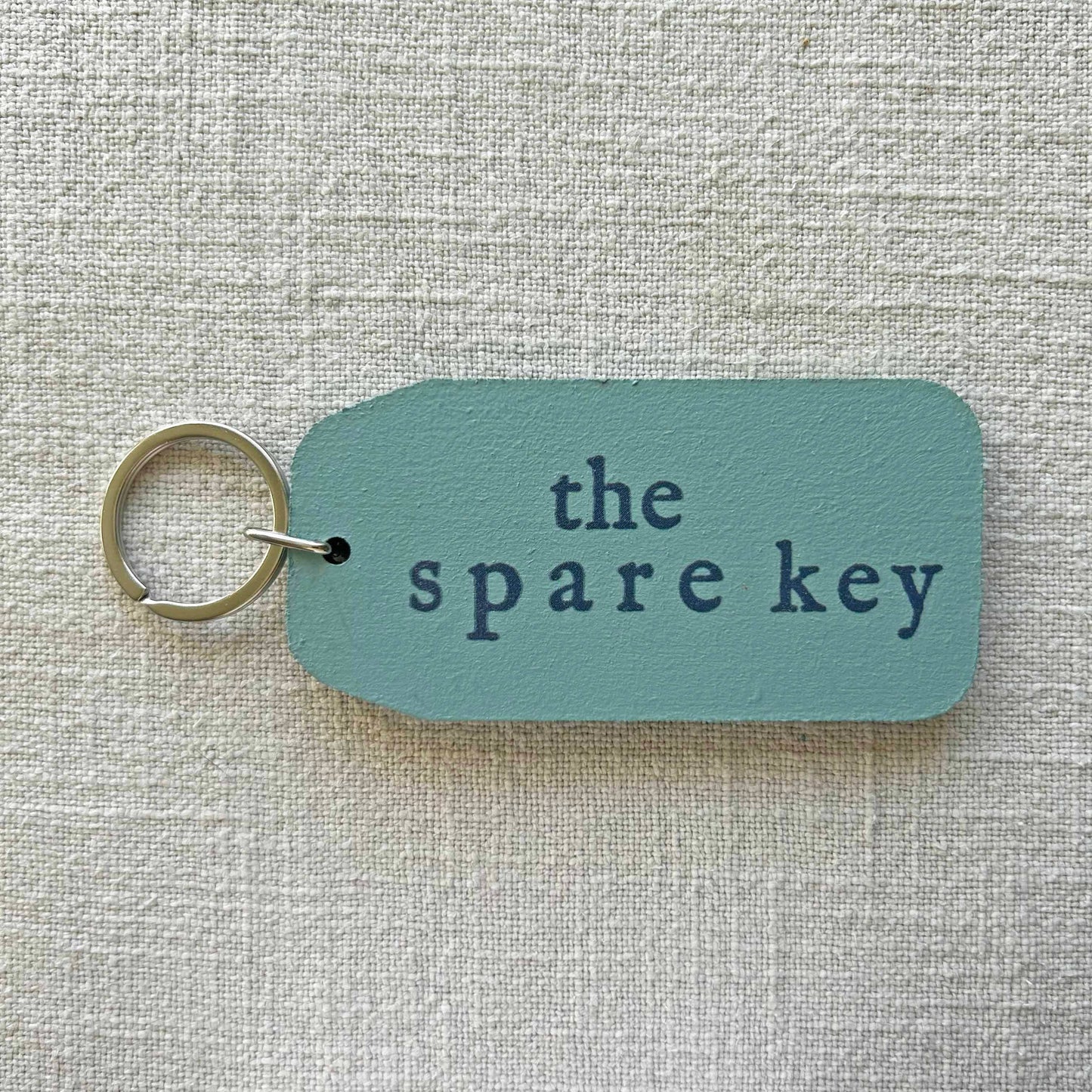 The Wooden Postcard Company - THE SPARE KEY Wooden Key Tag