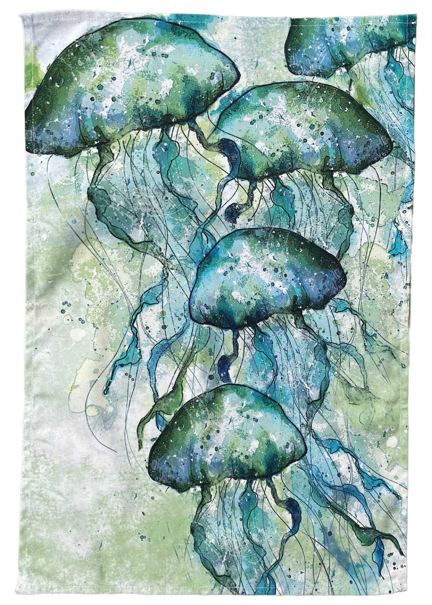 Dollyhotdogs - Jellyfish Tea Towel