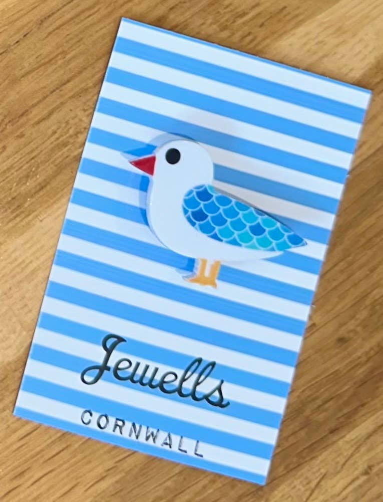 Jewells - Resin Seagull Keyring Key Chain