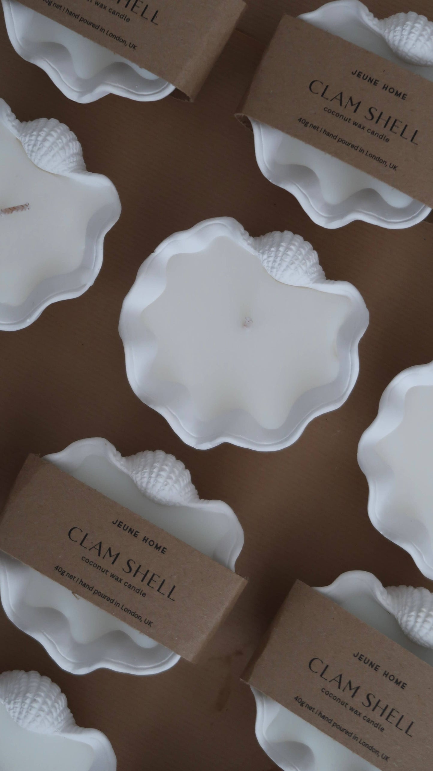 Jeune Home - Mini clam shell scented candle