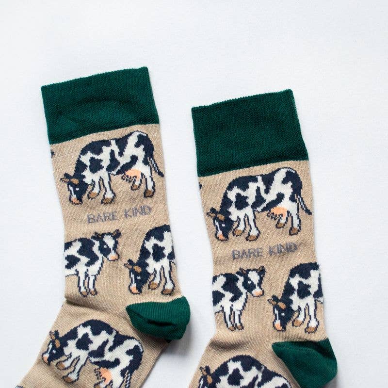 Bare Kind - Cow Socks UK