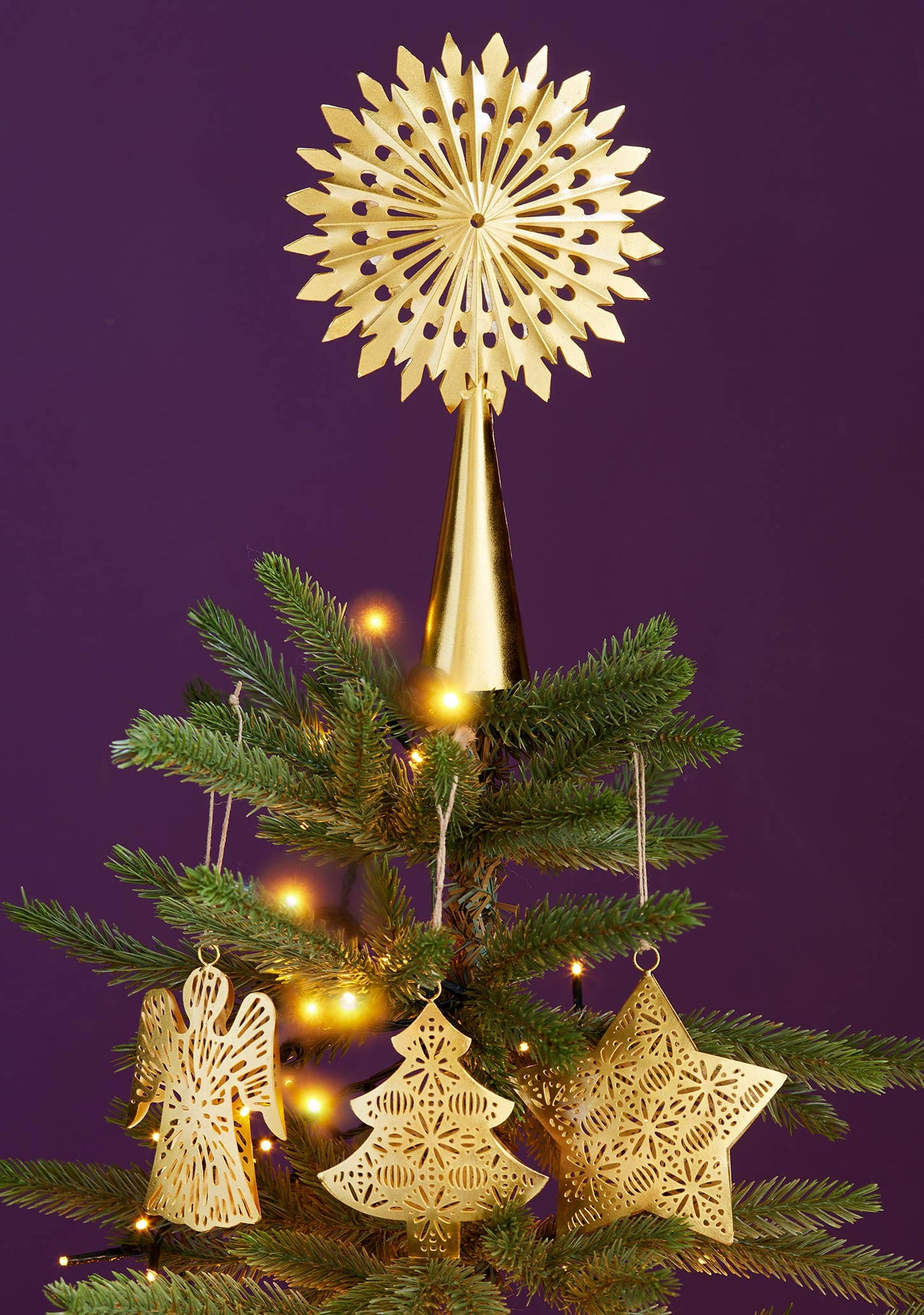 Namaste - Intricate Metal Tree Decoration XM13