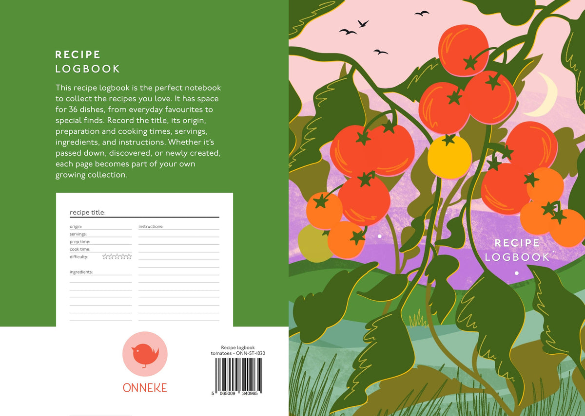 Recipe logbook - tomatoes