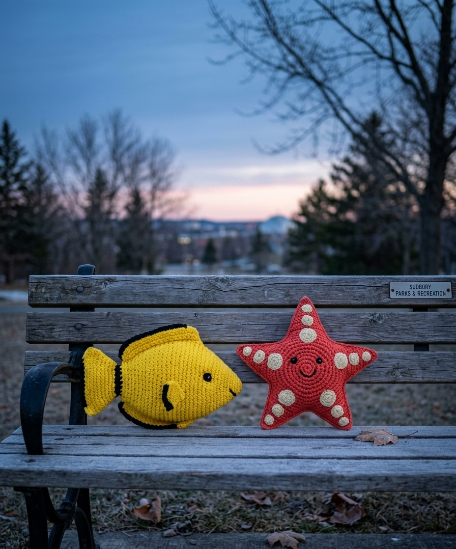 Starfish Baby Rattle, Fair Trade Crochet Organic Cotton