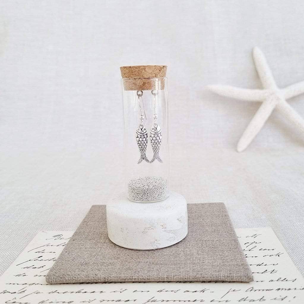 Zamsoe - Little Fish Earrings in a Bottle