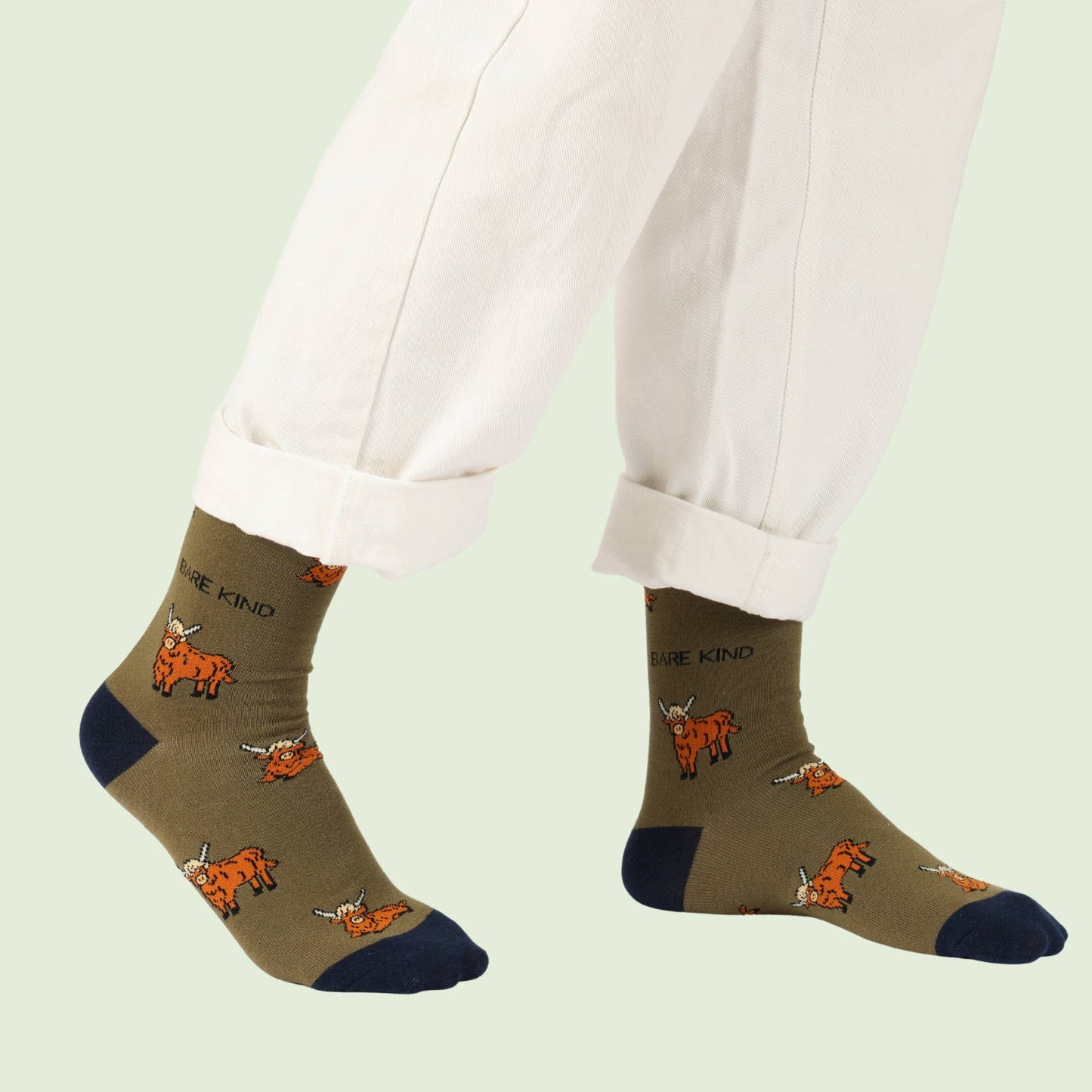 Bare Kind - Highland Cow Socks