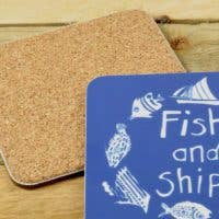 Port & Lemon - Fish and Ships Coaster