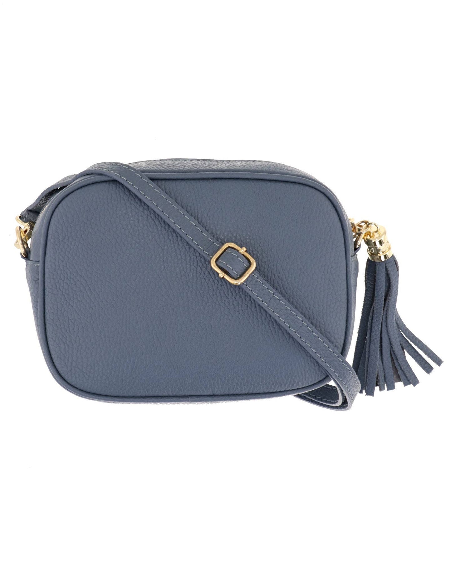 Cadenza Italy Ltd - - Tassle Crossbody Leather Camera Bag
