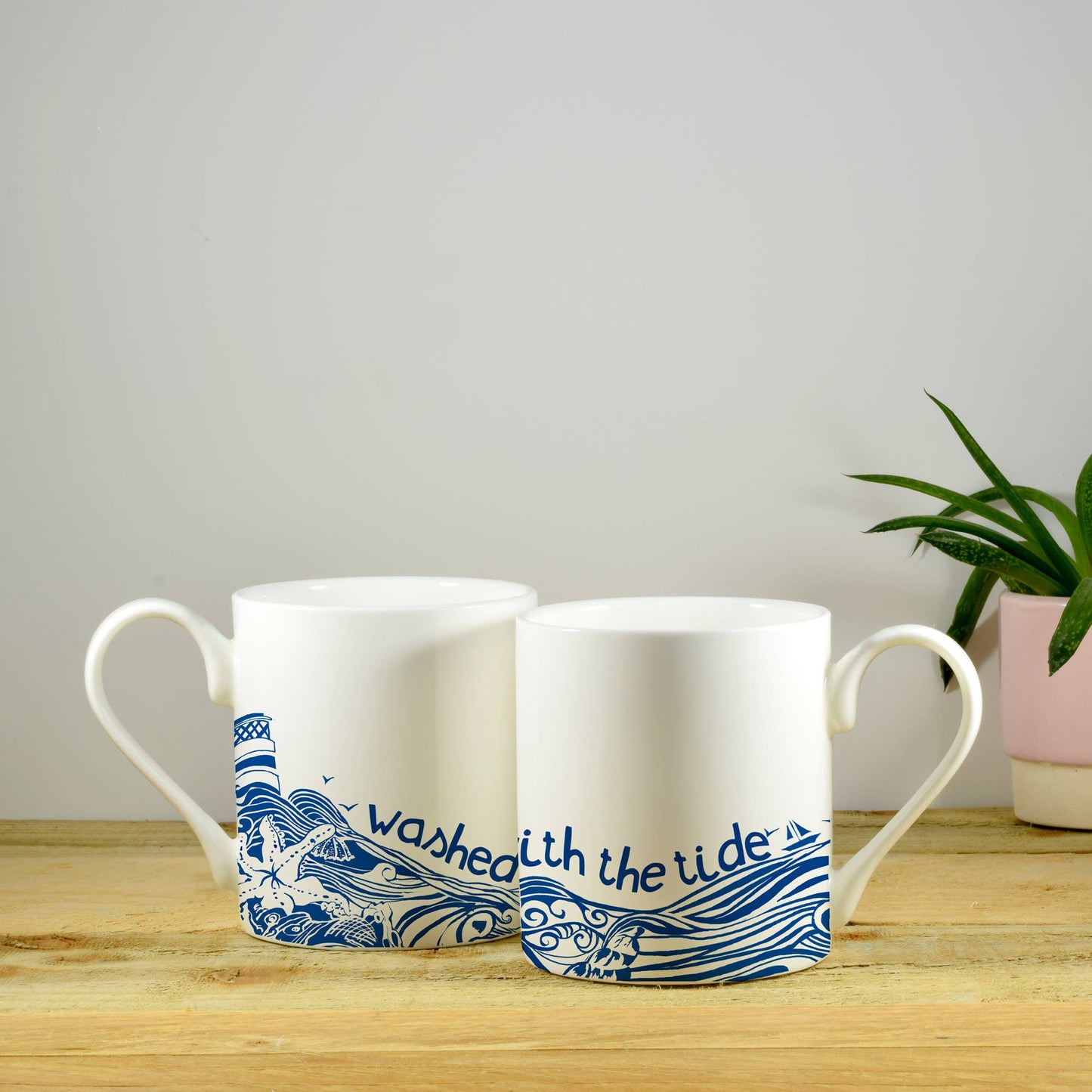 Port & Lemon - Washed up with the Tide Hand Decorated Bone China Mug