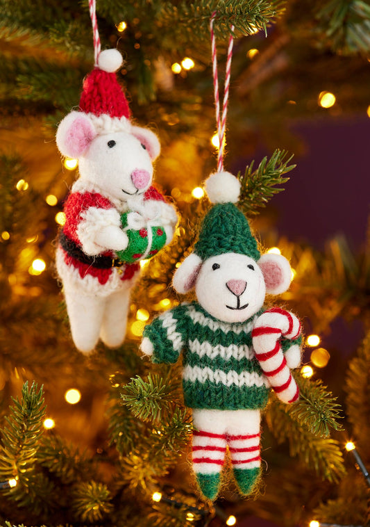Namaste - Felt Santa Elf Decoration