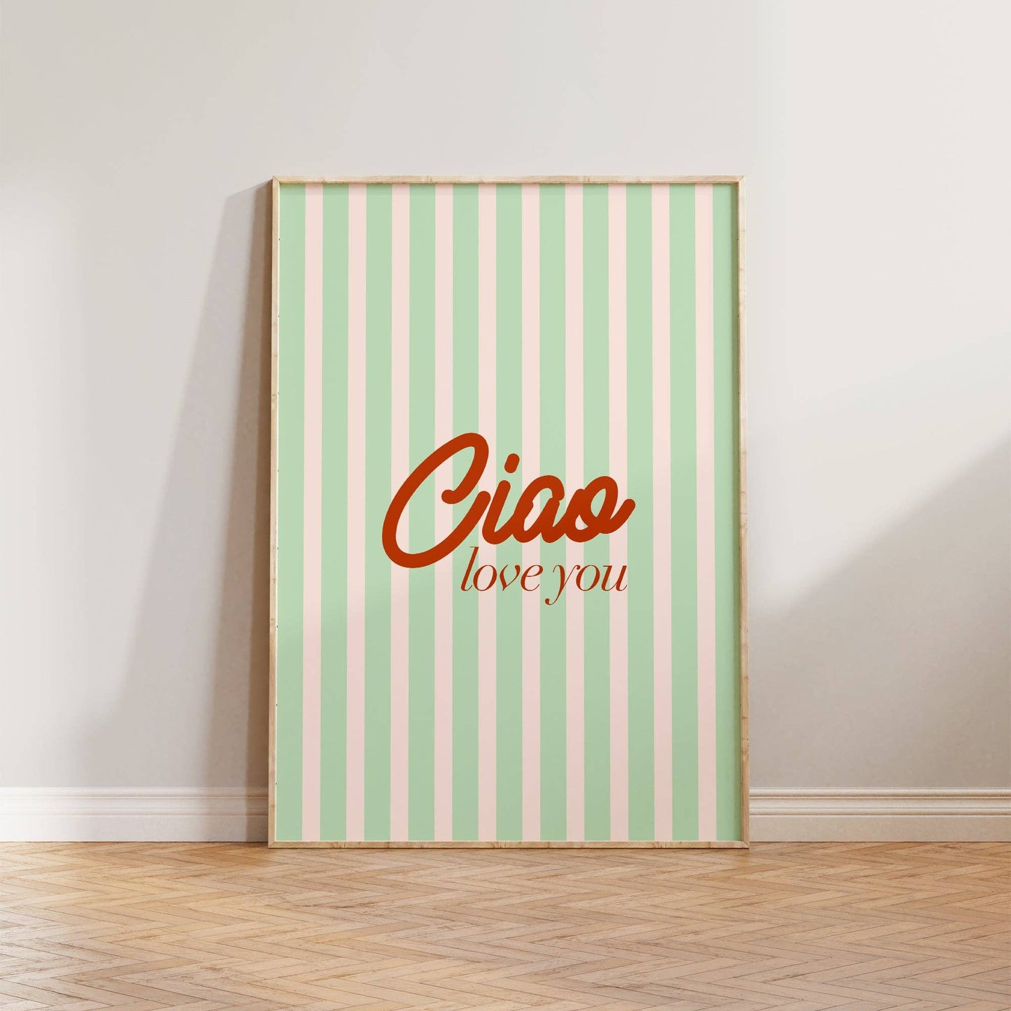 Lune Club - Ciao Love You Hallway Stripe Print