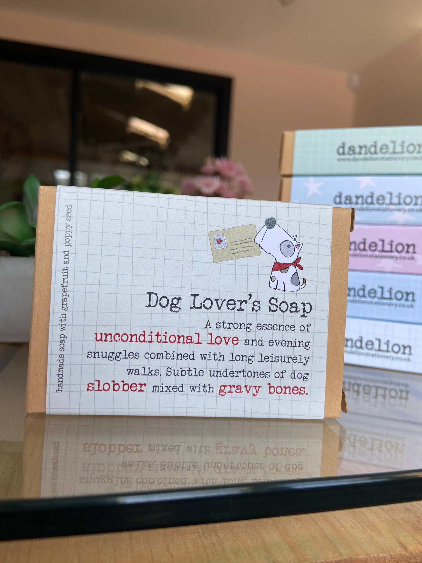 Dandelion Stationery - Dog Lover's Soap - Humorous Soap Gift