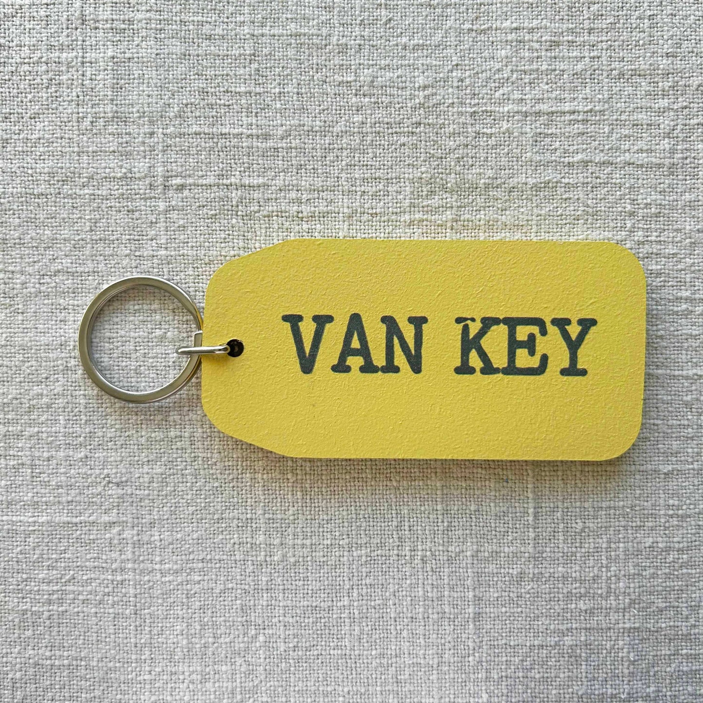 The Wooden Postcard Company - VAN KEY Wooden Key Tag