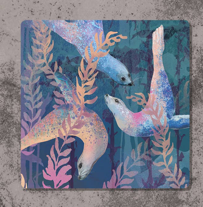 Dollyhotdogs - Seal Coaster