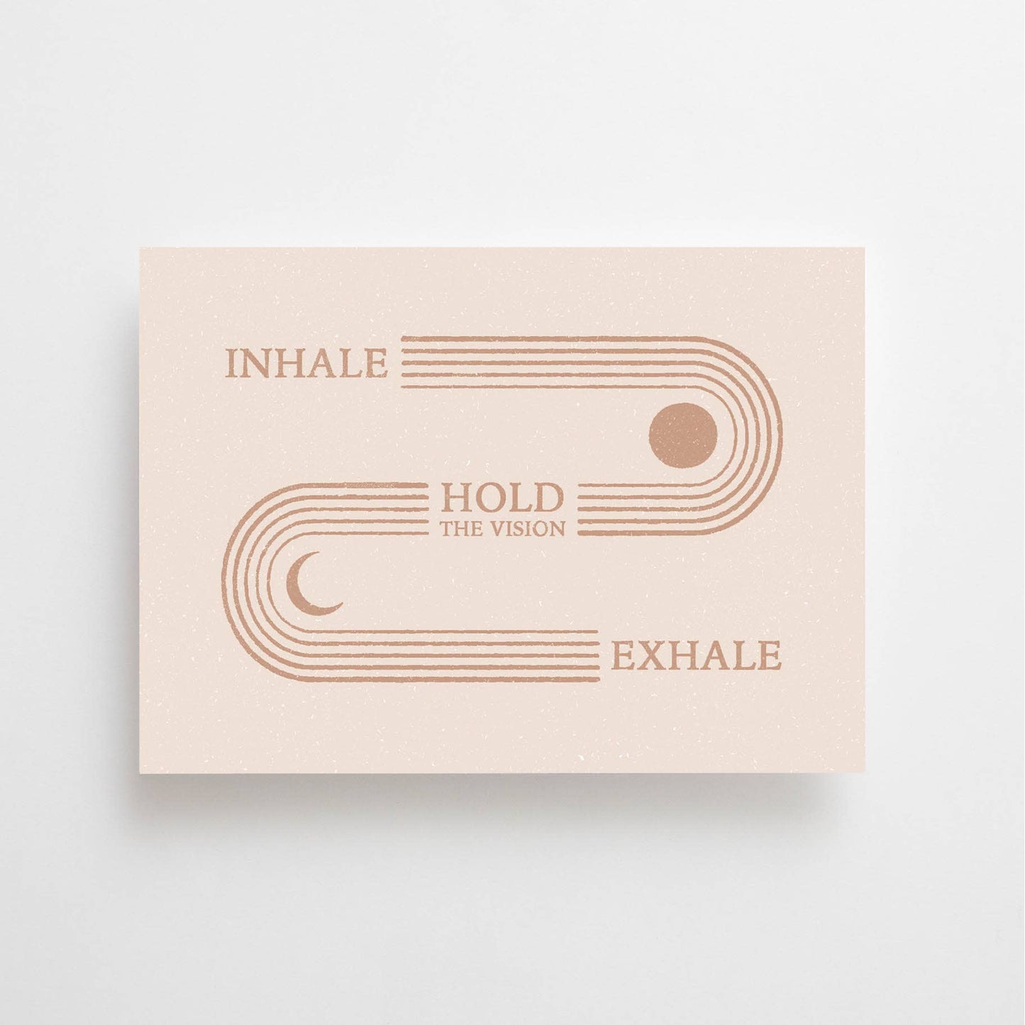 Anna Cosma - INHALE - EXHALE POSTCARD