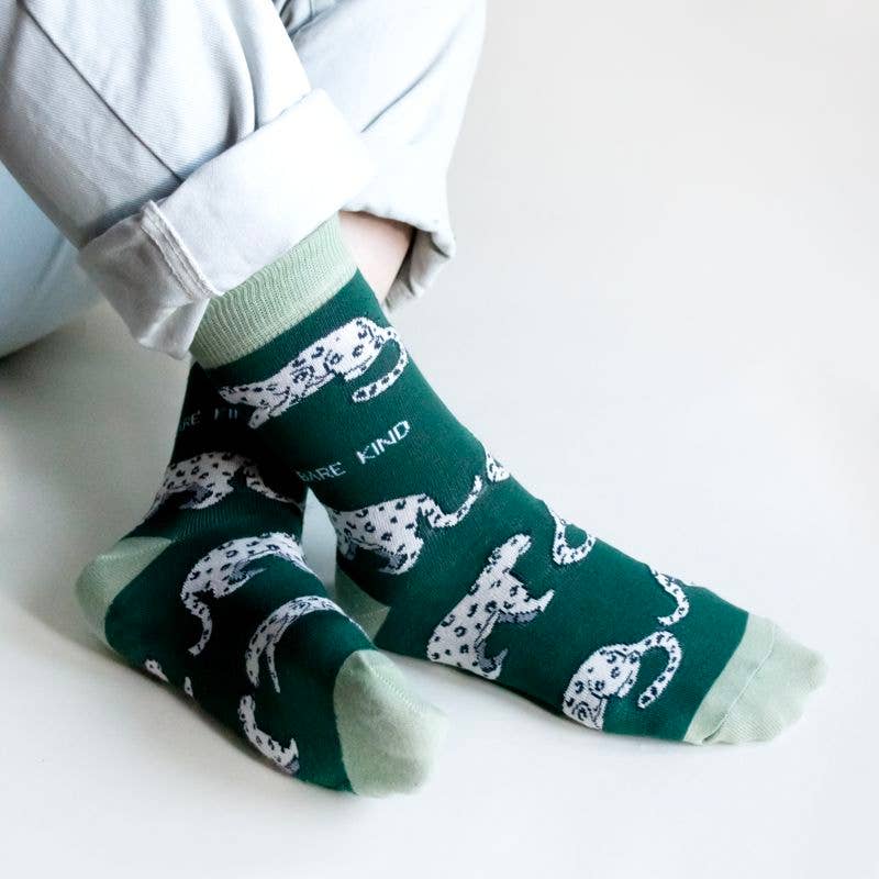 Bare Kind - Snow Leopard Socks