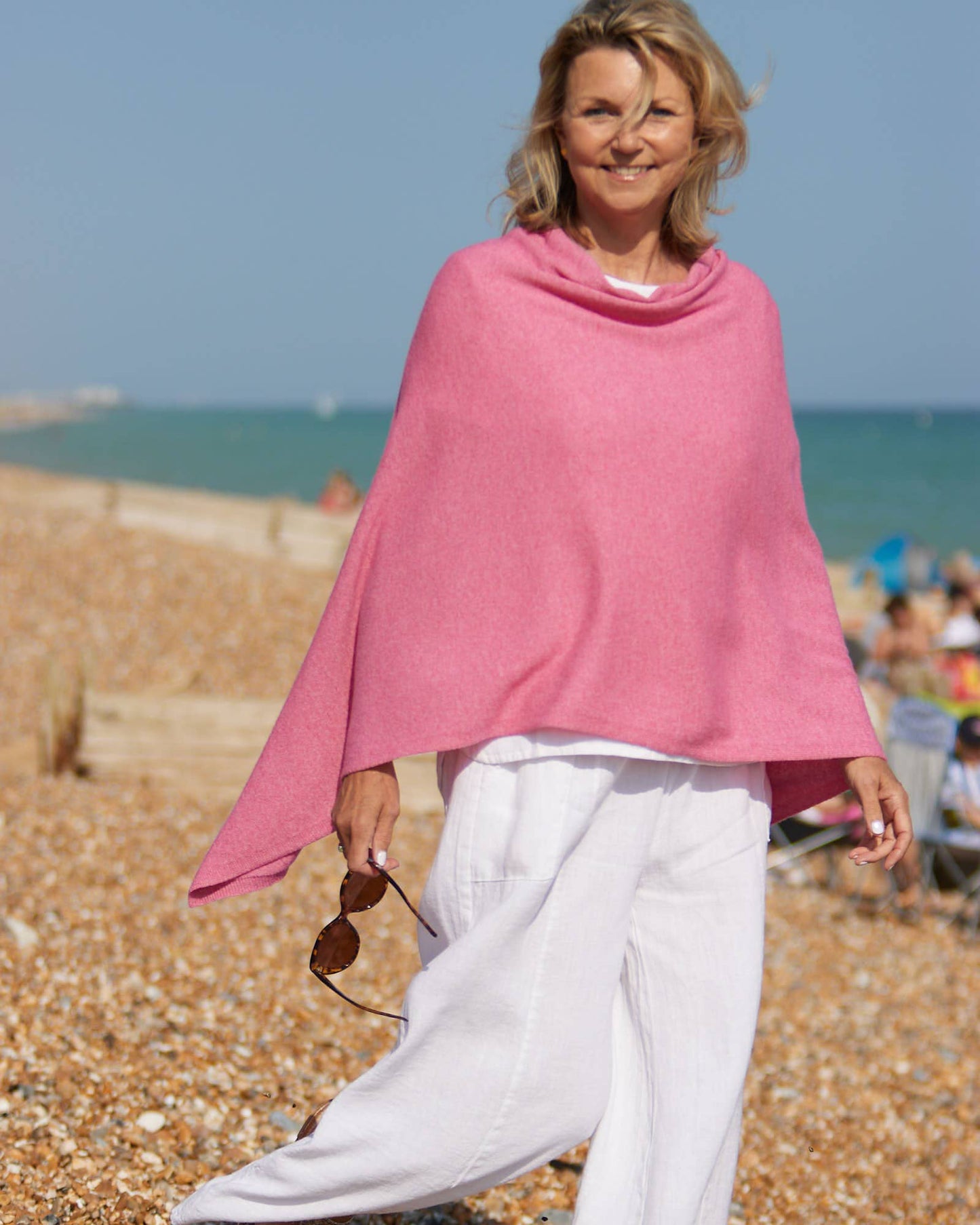 Cadenza Italy Ltd - Classic Cashmere Blend Poncho