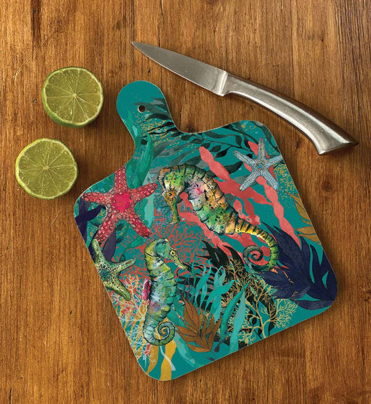 Dollyhotdogs - Small Seahorse & Starfish Chopping Board