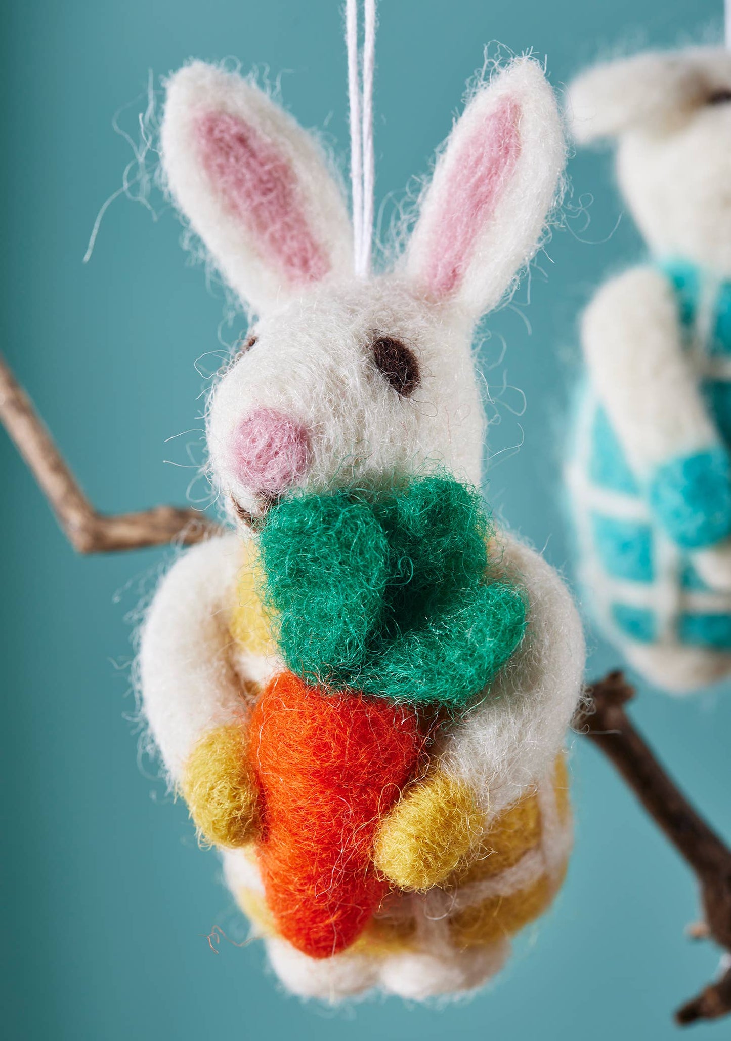 Namaste - Felt Rabbit & Sheep Decorations