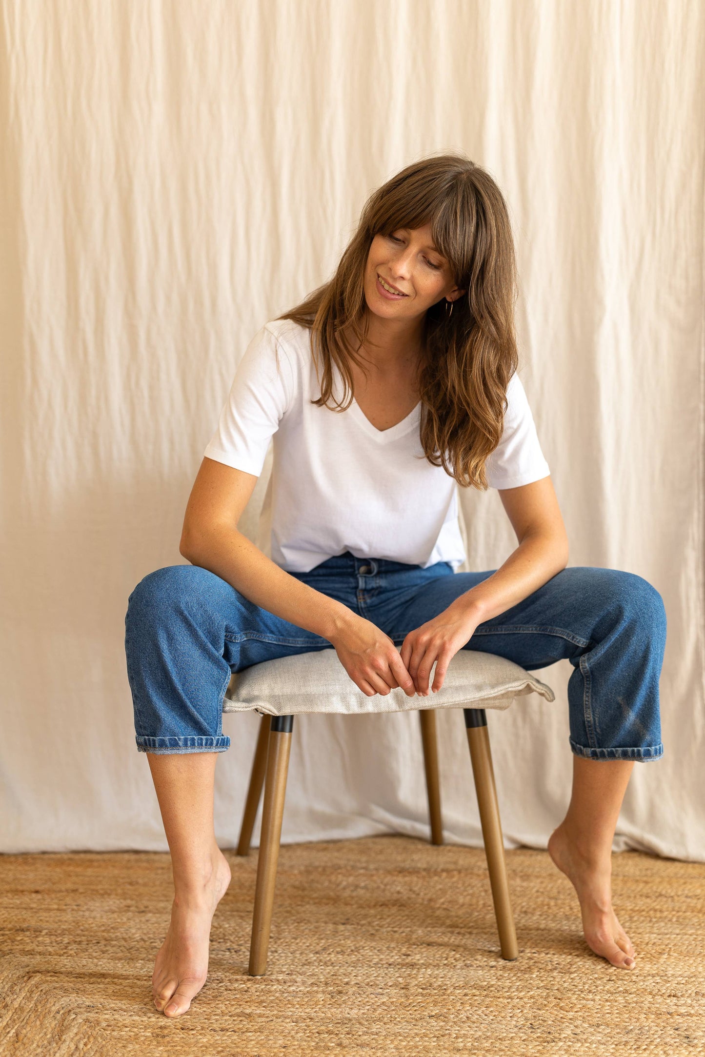 Ivy Dotty V Organic Cotton White: 100% Organic Cotton