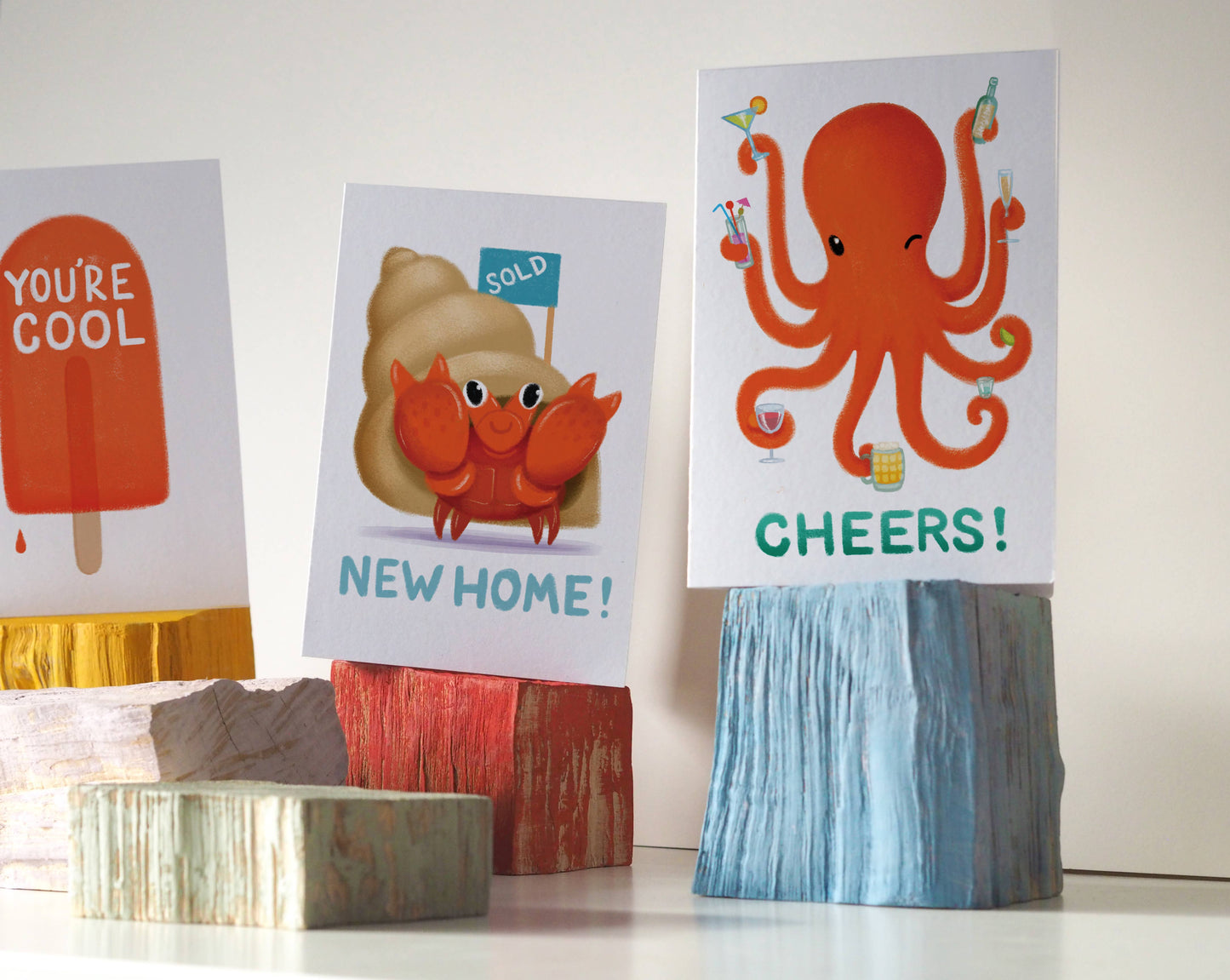 Cheers - Octopus - Celebration, Congratulations Card