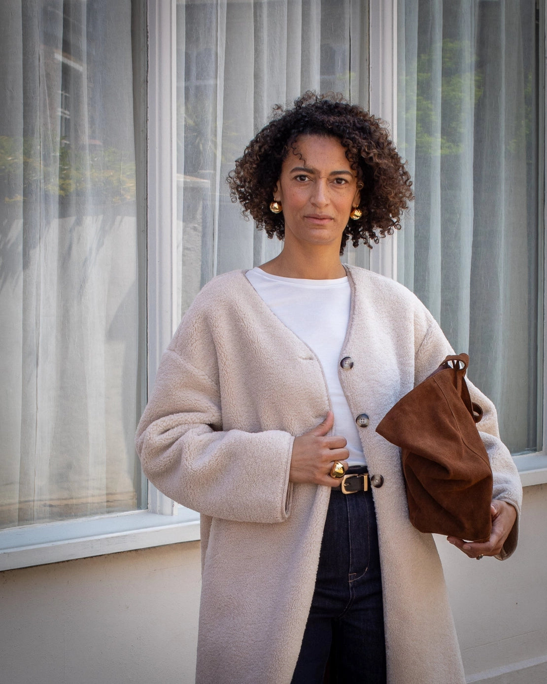 Chalk UK - Maggie coat - cream