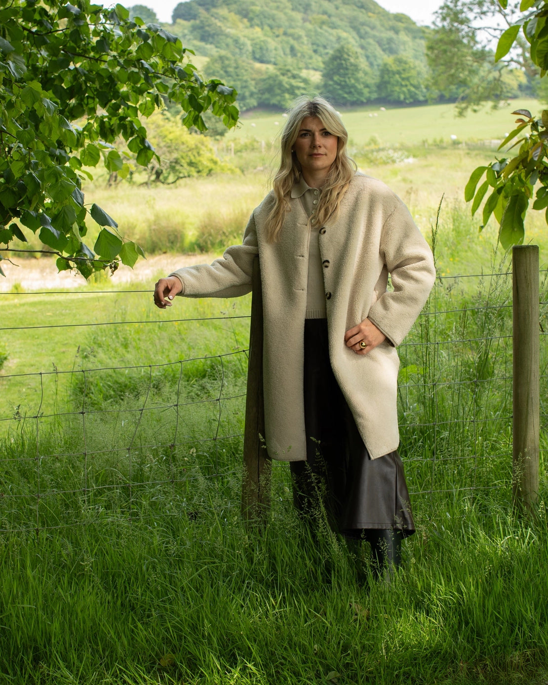 Chalk UK - Maggie coat - cream