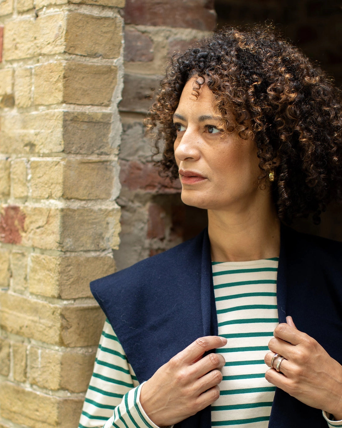 Chalk UK - Tori shrug - dark navy