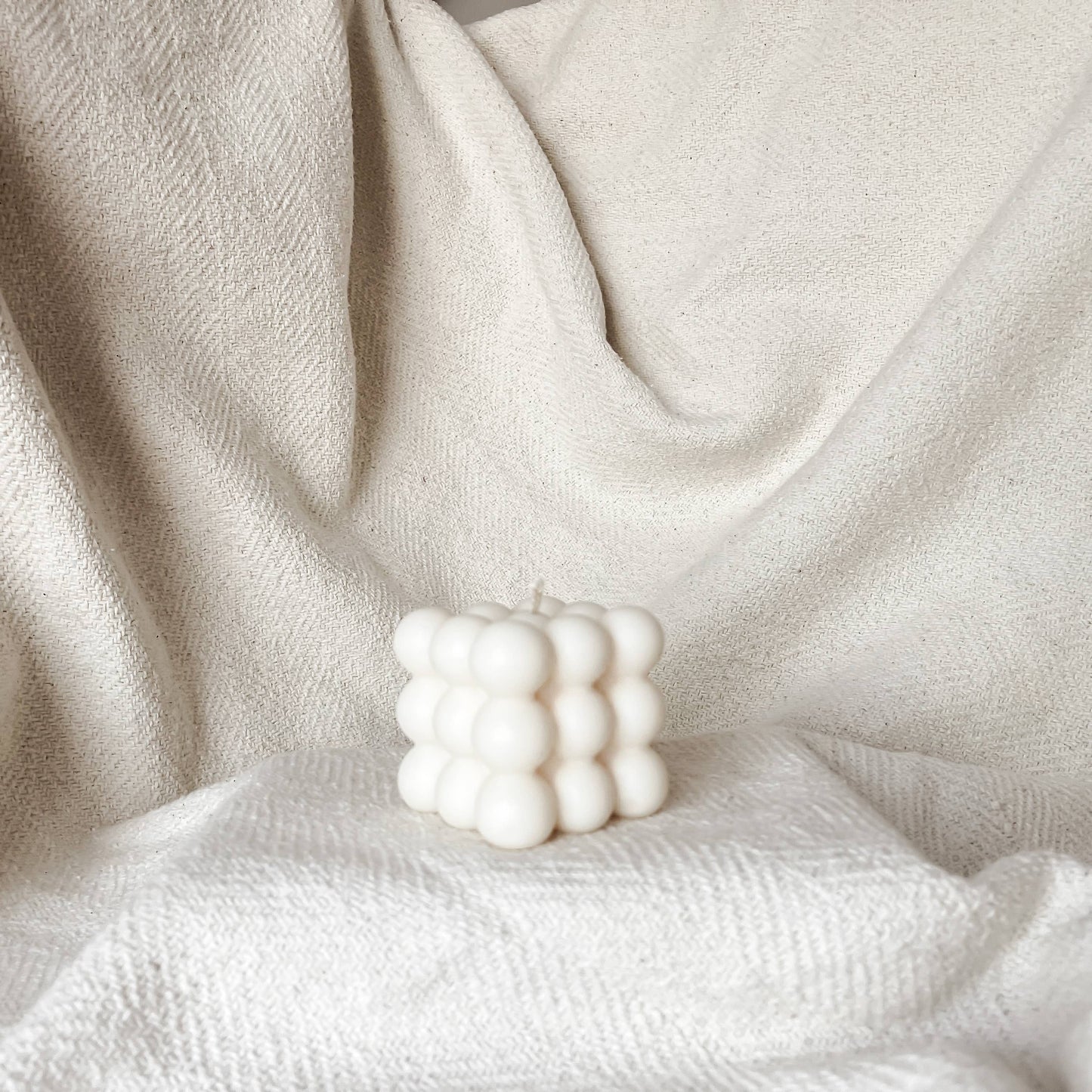 Bubble Cube Decorative Candle