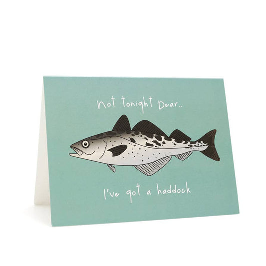 Gone Crabbing - Not tonight dear.... Greeting Card