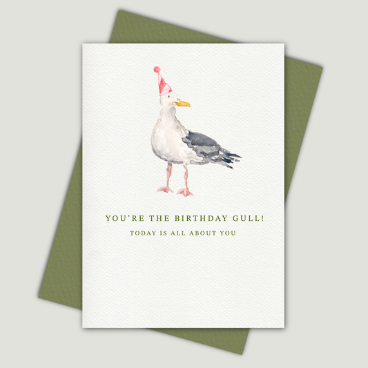Honey & Incense - Birthday Gull Card | Quacking Puns