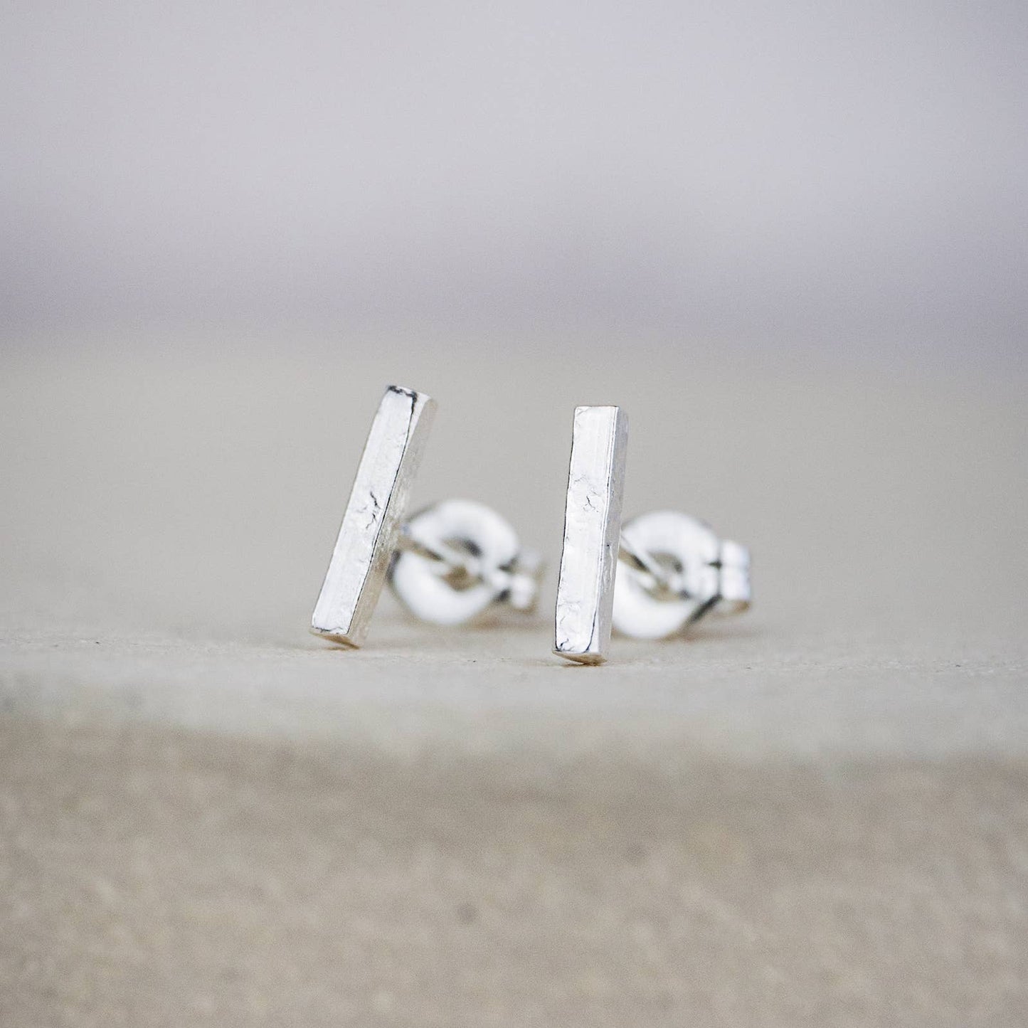 Lucy Kemp Jewellery - Sterling Silver Mini Stick Studs