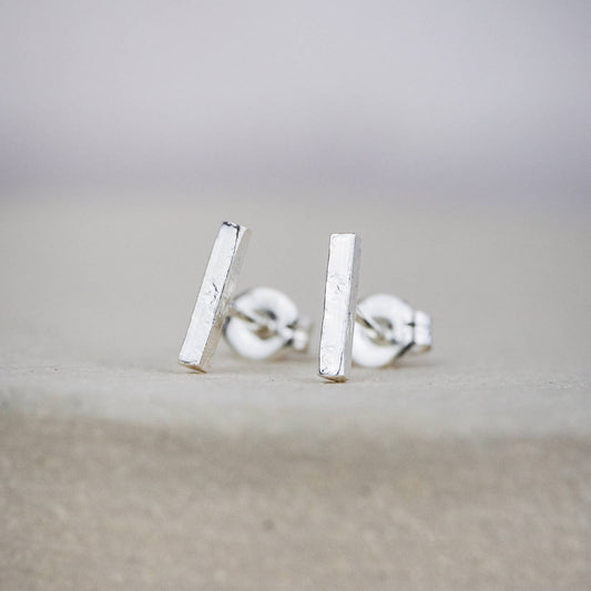 Lucy Kemp Jewellery - Sterling Silver Mini Stick Studs
