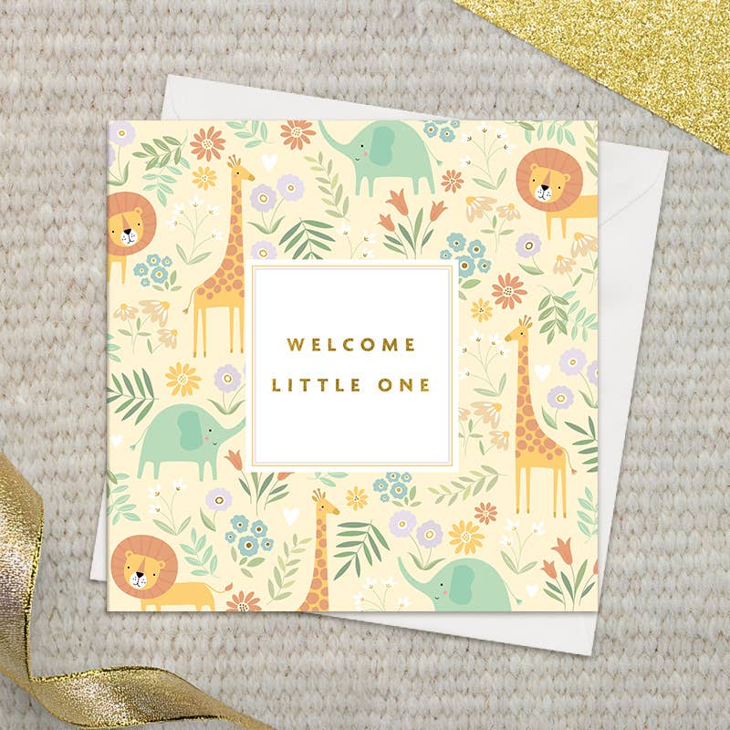 New Baby - Welcome Little One - Greetings Card