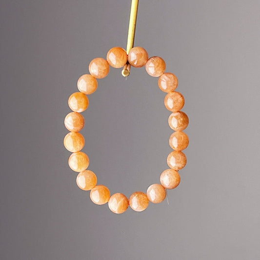 Ninaouity - Crown Chakra Peach Moonstone Crystal Bracelet